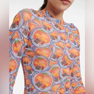 J.W.Anderson Eat Me Long Sleeve Mesh Top